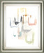 22x26 Pastel Windows I By June Erica Vess - Pearl Silver
