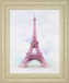 22x26 Pink Eiffel Tower By LanieLoreth - Pink