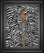 22x26 Zebra Inspired Fashion By Dexter Griffin - Black