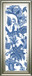 18x42 Indigo Chintz V By Melissa Wang - Blue