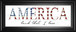 18x42 America Land That I Love By Cindy Jacobs - White