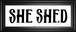 18x42 She Shed By Cindy Jacobs - White