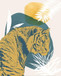 Jungle Cat I By Carol Robinson (Small) - Light Brown