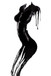 52x84 Hand Painted Textured Canvas - Black