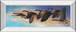 Ascent By Carolyn Mock - Mirror Framed Print Wall Art - Dark Brown