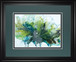 Imperial Frost By N. Barnes - Framed Print Wall Art - Green