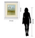 Allure By Hollack - Mirror Framed Print Wall Art - Blue