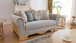 HD-9041 - Sofa - Gray / Gold