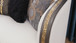 HD-9043 - Sofa - White / Brown / Gold