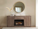 Mezquite - Electric Fireplace - Light Brown