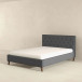 Graceville Gray Queen Fabric Platform Bed