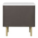 Clayten - Nightstand - Marble Top & Espresso