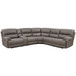 Kantu - Motion Sectional Sofa - Brown Synthetic Leather