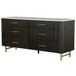 Clayten - Dresser - Marble Top & Espresso