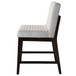 Edwyn - Counter Height Chair (Set of 2) - Gray Linen & Espresso