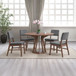 Seda - Round Dining Table - Walnut