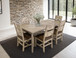 White Teak - Table - Ivory White