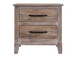 White Teak - Nightstand - Ivory White