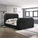 Kana - Bed With LED, Fireplace & TV Stand