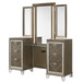 Skylar - Vanity Desk & Mirror - Dark Champagne