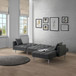 Duzzy - Sectional Sofa - Dark Gray Fabric