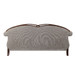Miyeon - Sofa With 5 Pillows - Fabric & Cherry