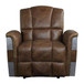Brancaster - Power Motion Recliner - Retro Brown Top Grain Leather & Aluminum