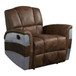 Brancaster - Power Motion Recliner - Retro Brown Top Grain Leather & Aluminum