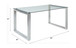 Abraham - Dining Table - Clear Glass Top & Chrome