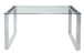 Abraham - Dining Table - Clear Glass Top & Chrome