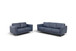 Astonic - Loveseat - Blue Leather
