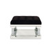 Noralie - Ottoman - Mirrored & Faux Diamonds - 18"
