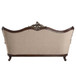 Ragnar - Sofa With 7 Pillows - Light Brown Linen & Cherry