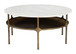 Bild - Coffee Table - White & Brass