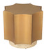 Osam - Side Table - Gold / Beige