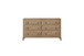 Modern 6 Drawer Dresser - Sand