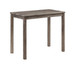 Lux - 3 Piece Counter Height Pub Table With Tufted Linen Stools (Set of 3)