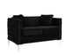 Bayberry - Velvet Loveseat With 2 Pillows