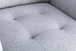 Victoria - Linen Fabric Loveseat With Metal Legs, Side Pockets, And Pillows