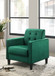 Hale - Velvet Accent Armchair With Tufting