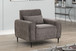 Valentina - Chenille Chair With Metal Legs And Throw Pillow