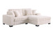 Comfy II Modern Sectional with Chaise in Fabric