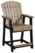 Fairen Trail - Barstool (Set of 2) - Black / Driftwood