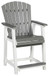 Transville - Barstool (Set of 2) - Gray / White