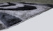 3D Shaggy GRAY-BLACK Area Rug