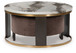 Jazmore - Nesting Cocktail Tables (Set of 2) - Brown / Brass Finish