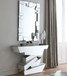 Jade - Console Table - Pearl Silver