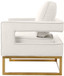 Noah - Accent Chair with Gold Legs