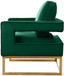 Noah - Accent Chair with Gold Legs