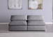 Serene - Modular Armless 2 Seat Sofa